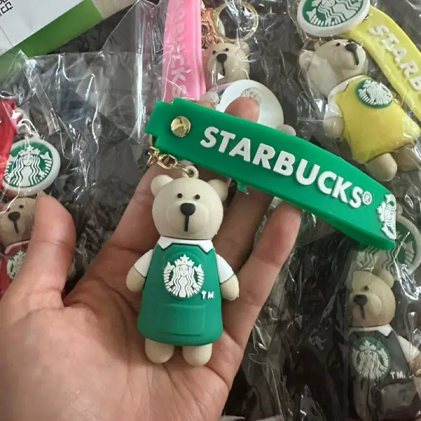 [BUNJANG] Starbucks Bearista Keyring Strap Set / 스타벅스 베어리스타 키링 스트랩 세트