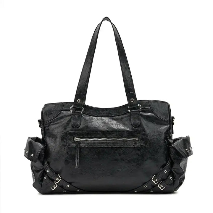 [BUNJANG] Deinet Stud Pocket Big Bag Black / 다이닛 deinet 스터드 포켓 빅백 블랙