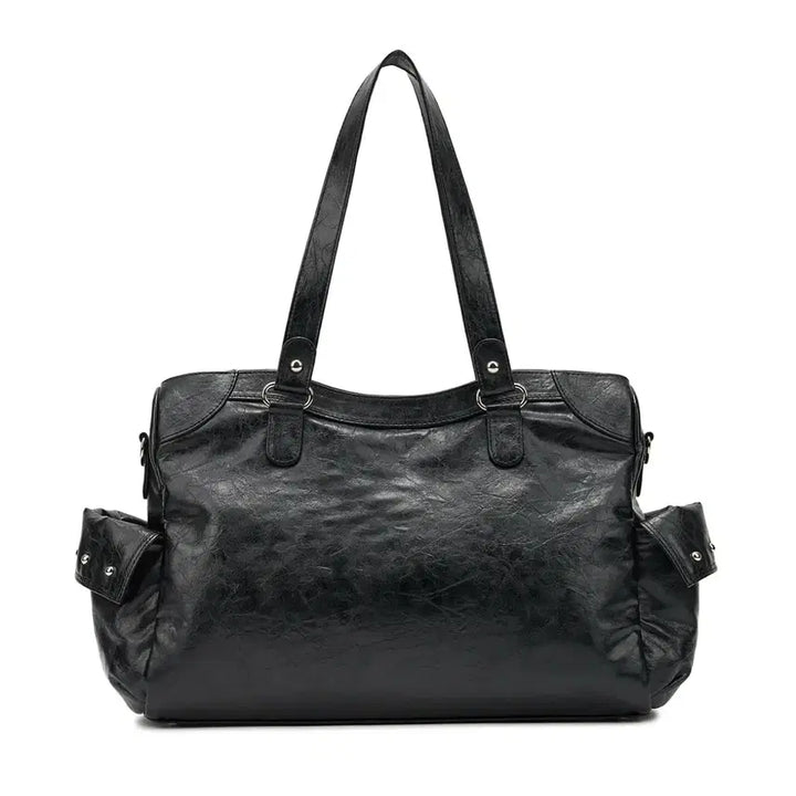 [BUNJANG] Deinet Stud Pocket Big Bag Black / 다이닛 deinet 스터드 포켓 빅백 블랙
