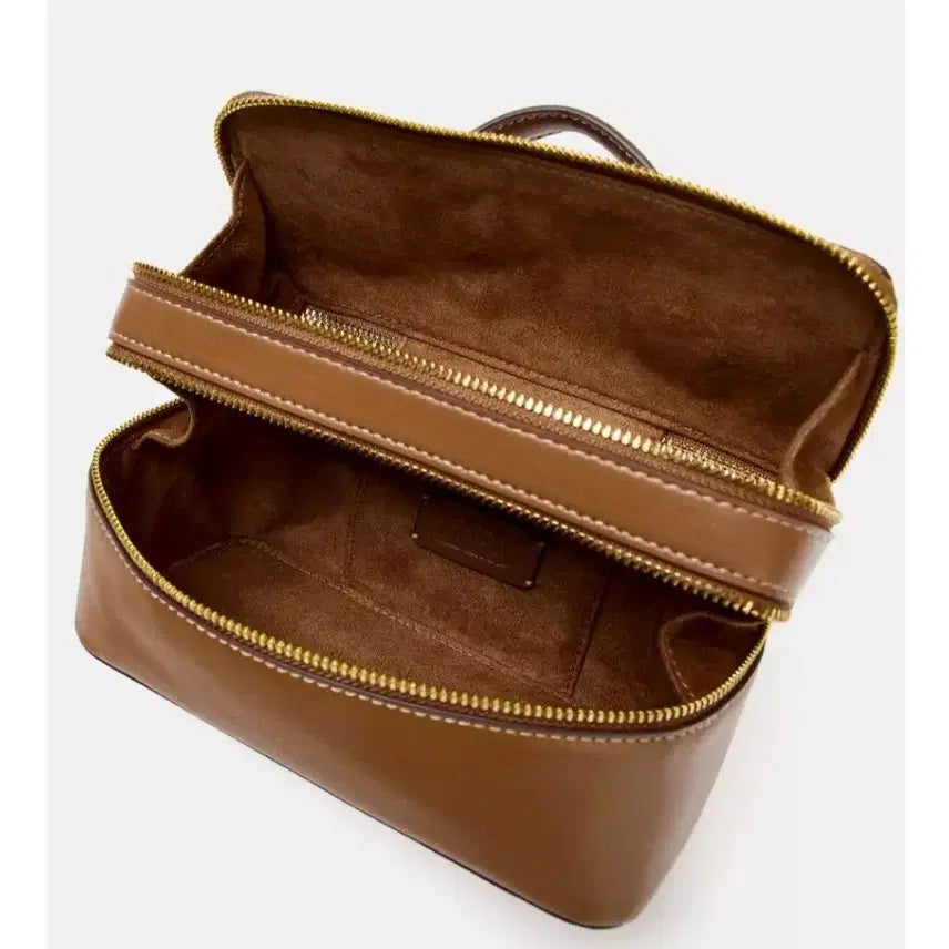 [BUNJANG] ZARA Vanity Bag Brown / 자라 ZARA 베니티백
