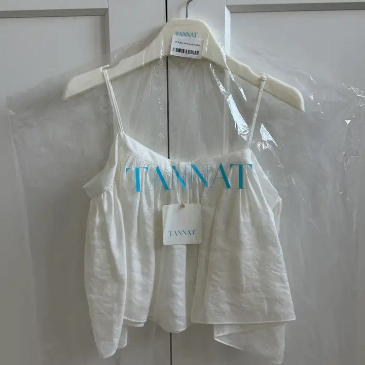 [BUNJANG] Thanat Bridge Shirring Top Blouse White / (새상품) 타낫 브리지 셔링 탑 블라우스 화이트