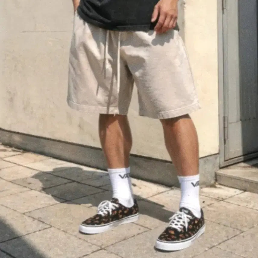 [BUNJANG] Vans Sneakers 300mm Black Floral Print / 반스 운동화 300mm