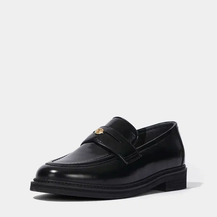[BUNJANG] Time Leather Emblem Loafers / 타임 레더 엠블럼 로퍼_자켓 니트