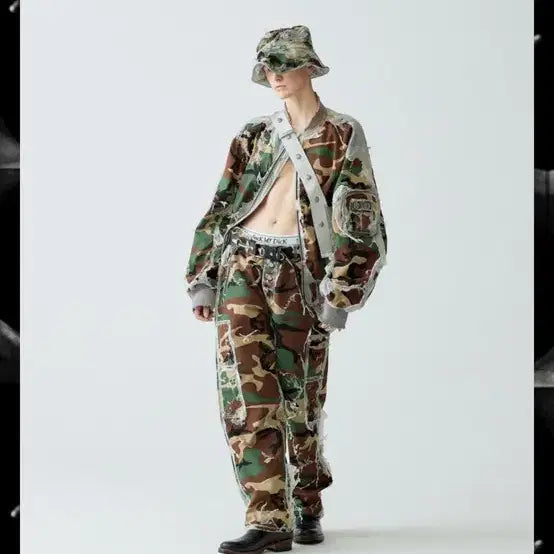 [BUNJANG] THUG CLUB Burnt Bio Army Pants Size 1 / 떠그클럽 팬츠 burnt bio army pants size 1