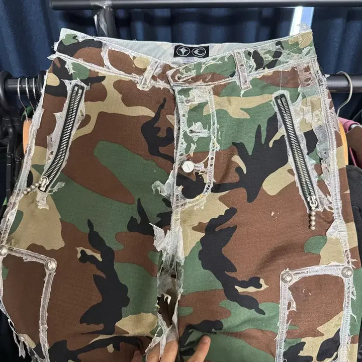 [BUNJANG] THUG CLUB Burnt Bio Army Pants Size 1 / 떠그클럽 팬츠 burnt bio army pants size 1