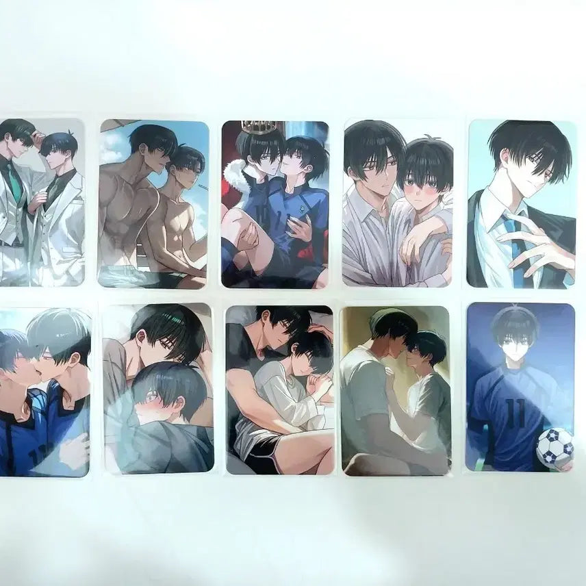 [BUNJANG] Blue Lock Rin Itoshi Yoichi Isagi "Bluelock" Photocard Set / ㅎㅁ님 통판 블루록 린이사 이토시 린 이사기 요이치 포카 카드 양도