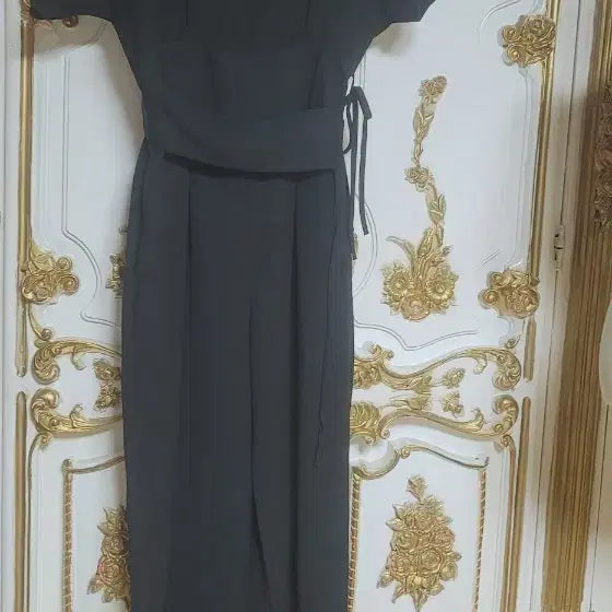[BUNJANG] DINT F Black Wide Jumpsuit M / DINT F 블랙 와이드 점프수트 M
