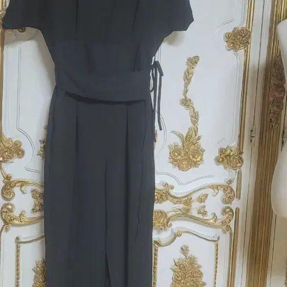 [BUNJANG] DINT F Black Wide Jumpsuit M / DINT F 블랙 와이드 점프수트 M