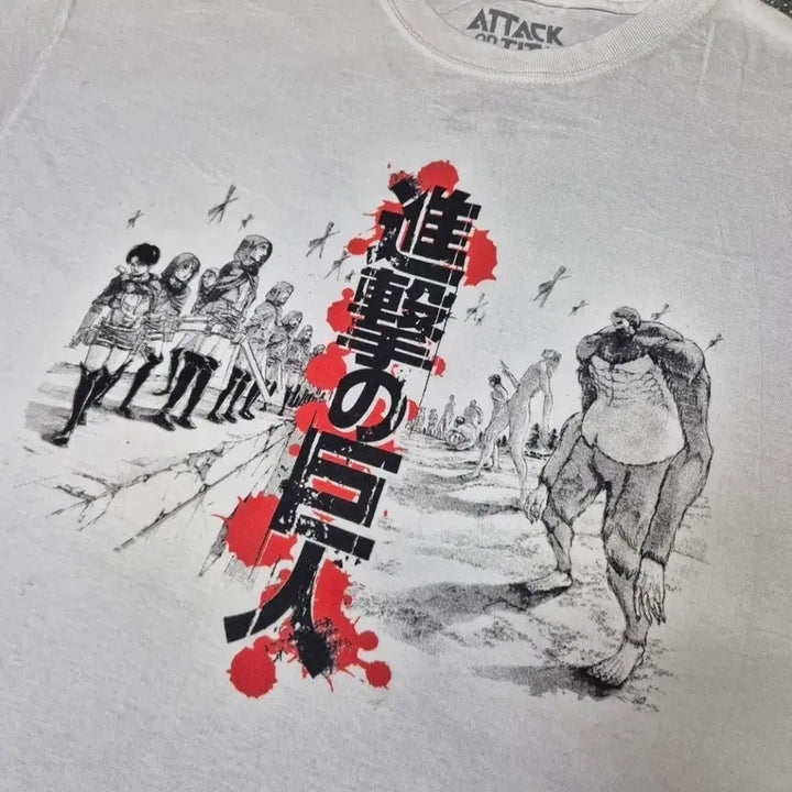 [BUNJANG] Attack on Titan Official T-Shirt / [L,실측XL] 진격의거인 오피셜 티셔츠 -221