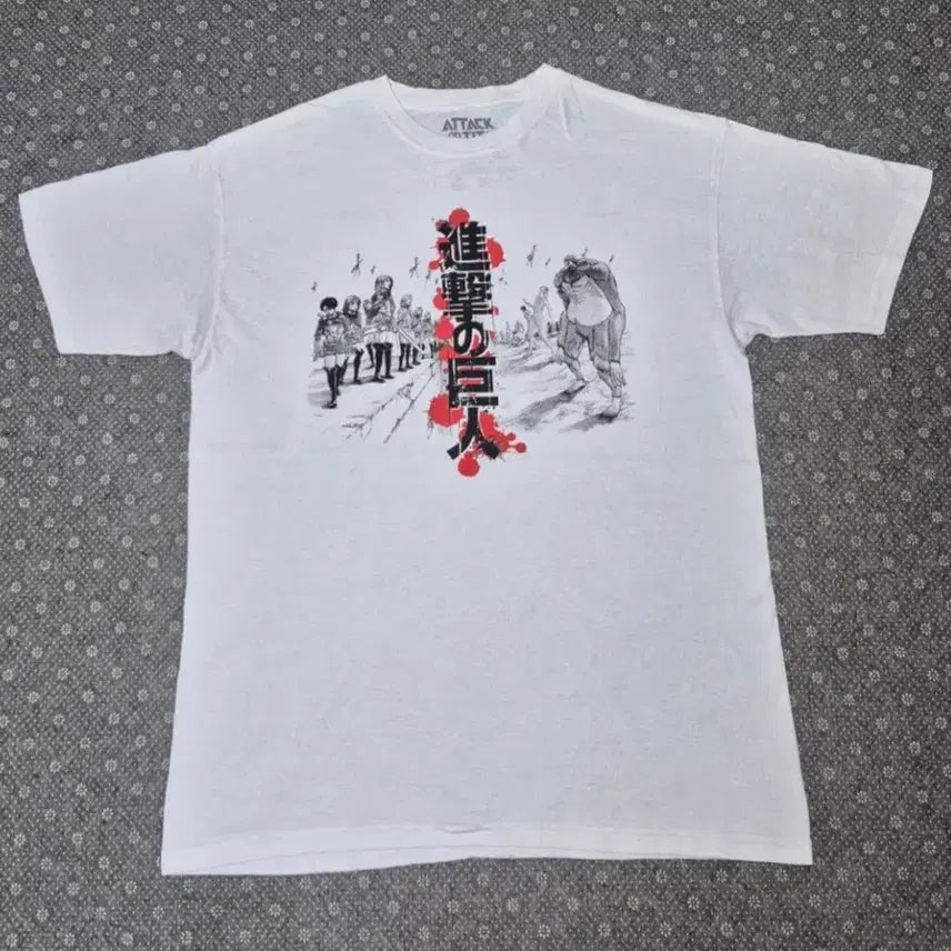 [BUNJANG] Attack on Titan Official T-Shirt / [L,실측XL] 진격의거인 오피셜 티셔츠 -221