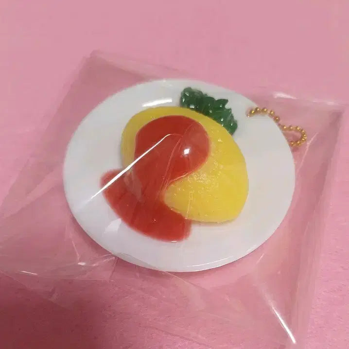 [BUNJANG] Omurice Food Miniature Replica / 오므라이스 음식 모형 가챠