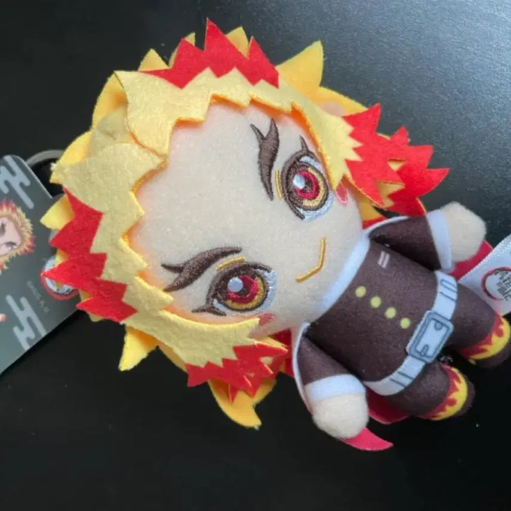 [BUNJANG] Demon Slayer Kyojuro Rengoku Plush Charm / 귀멸의 칼날 렌고쿠 인형 키링