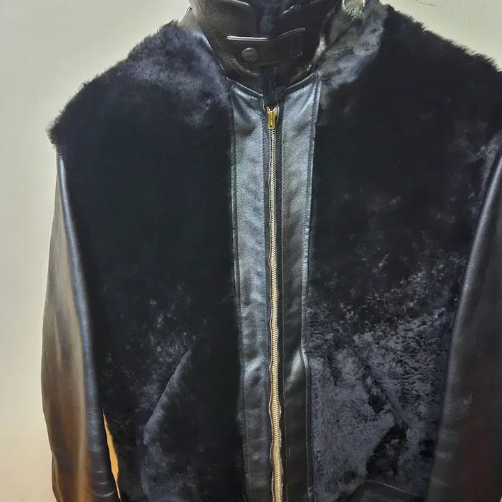 [BUNJANG] Diaf bain Grizzly Horsehide Shearling Leather Jacket / 100 L) 디아프바인 그리즐리 말가죽 홀스하이드 무스탕 양털 가죽 자켓