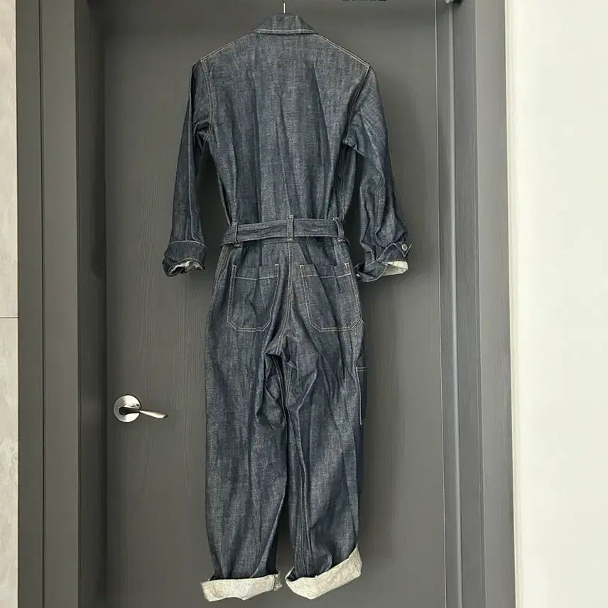 [BUNJANG] Maison Kitzune Denim Jumpsuit / 메종키치네점프수트