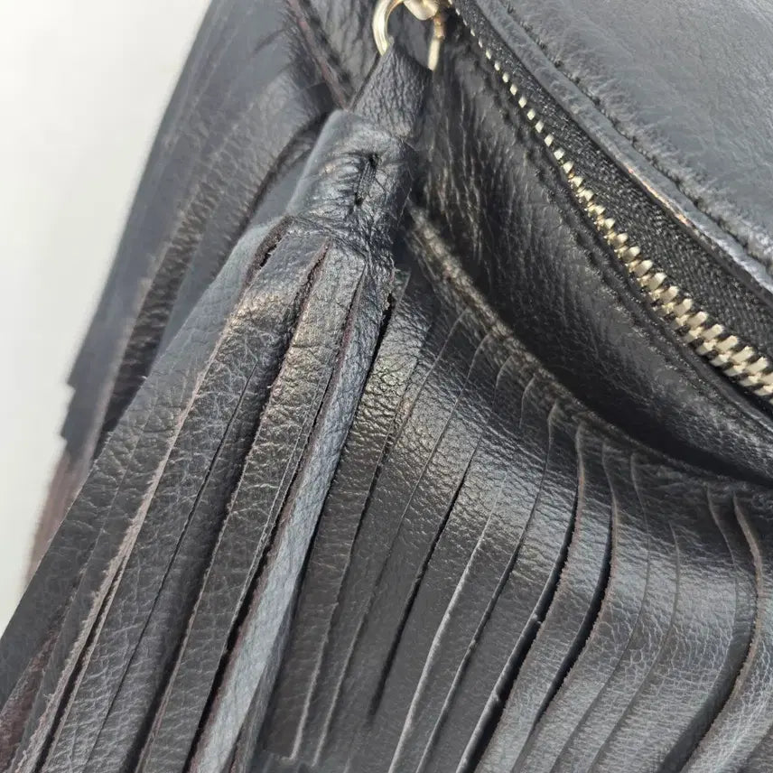 [BUNJANG] ANDREA INCONTRI Italian Leather Fringe Bag / ANDREA INCONTRI 이태리 가죽 프린지백