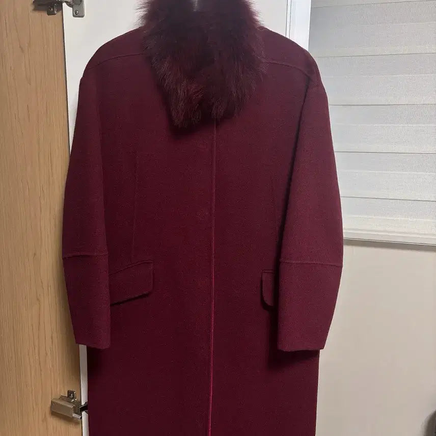 [BUNJANG] Valentia Burgundy Handmade Coat / 발렌시아 코트