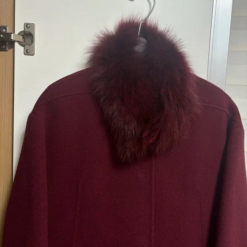 [BUNJANG] Valentia Burgundy Handmade Coat / 발렌시아 코트