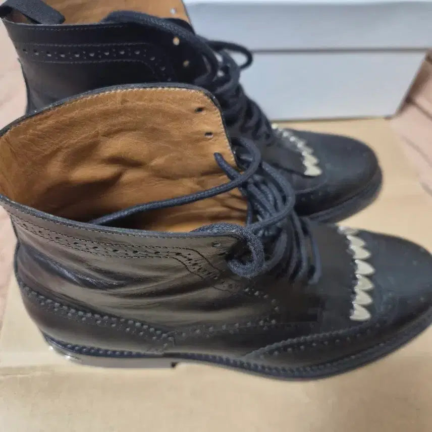 [BUNJANG] TOGA Black Leather Boots / 토가(toga) 블랙 레더 부츠