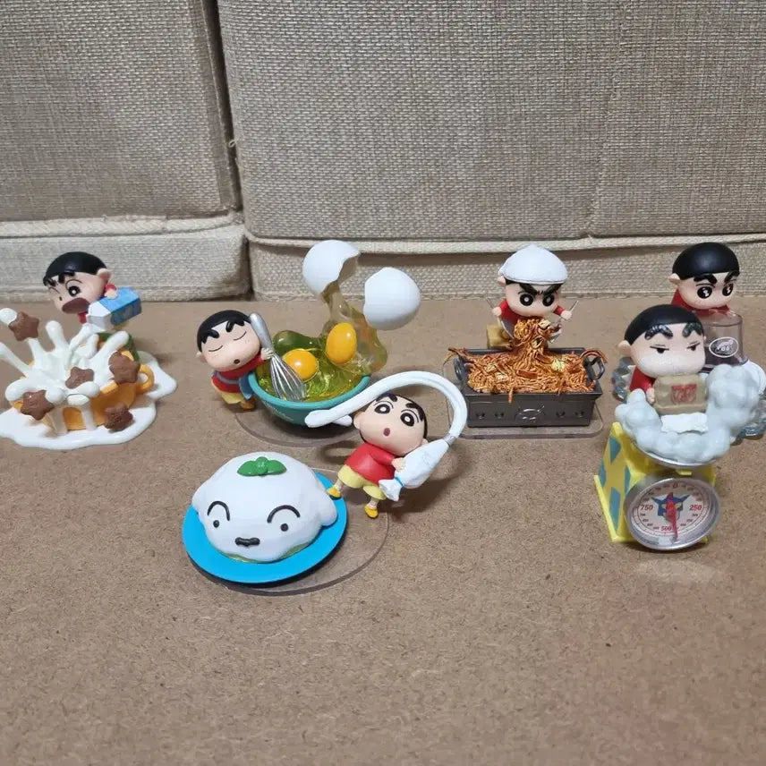 [BUNJANG] Re-Ment Crayon Shin-chan Cooking Figure Full Box (Opened) / 리멘트 짱구는 못말려 요리 피규어 풀박스 판매