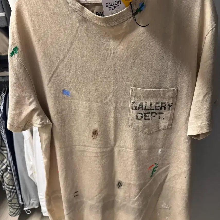 [BUNJANG] Gallery Department Painting T-Shirt Medium / 갤러리디파트먼트 페인팅 반팔티 M