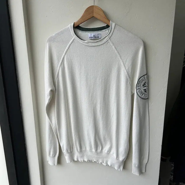 [BUNJANG] Stone Island Cotton Crewneck Knit M / 16836 - 스톤아일랜드 코튼 크루넥 니트