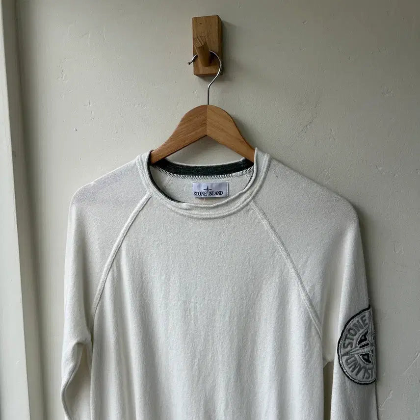 [BUNJANG] Stone Island Cotton Crewneck Knit M / 16836 - 스톤아일랜드 코튼 크루넥 니트