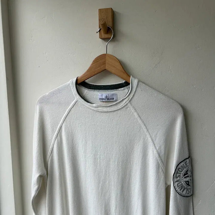 [BUNJANG] Stone Island Cotton Crewneck Knit M / 16836 - 스톤아일랜드 코튼 크루넥 니트