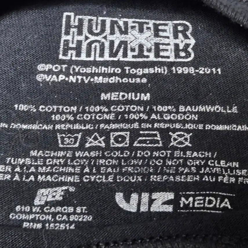 [BUNJANG] Hunter x Hunter Official T-Shirt / [M] 헌터x헌터 오피셜 티셔츠 -205