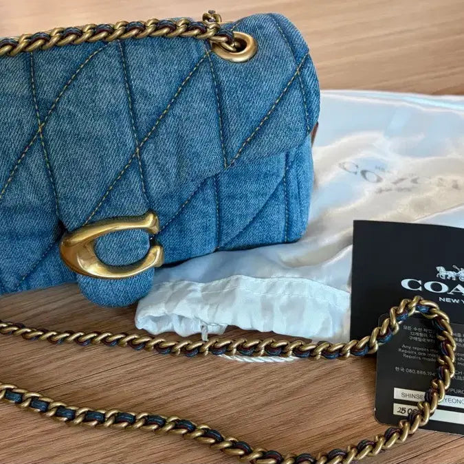 [BUNJANG] Coach Tabby Shoulder Bag 20 with Quilting / 코치 태비 숄더백 20 위드 퀼팅