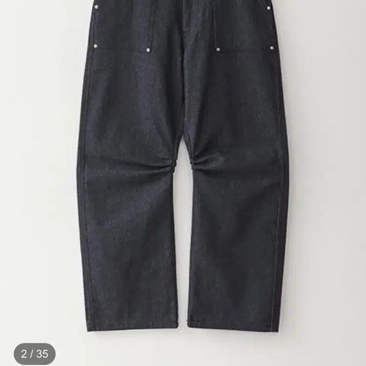[BUNJANG] Bluesf Curved Denim Carpenter Pants Size 1 / 새상품) 블루썬플라워 Bluesf 커브드 데님 카펜터 팬츠 1사이즈