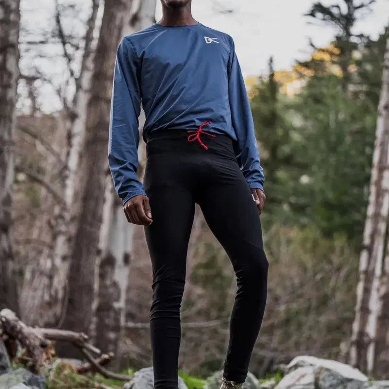 [BUNJANG] District Vision Air Wear Long Sleeve Navy L / L) 디스트릭트 비전 에어웨어 롱슬리브 네이비 air wear