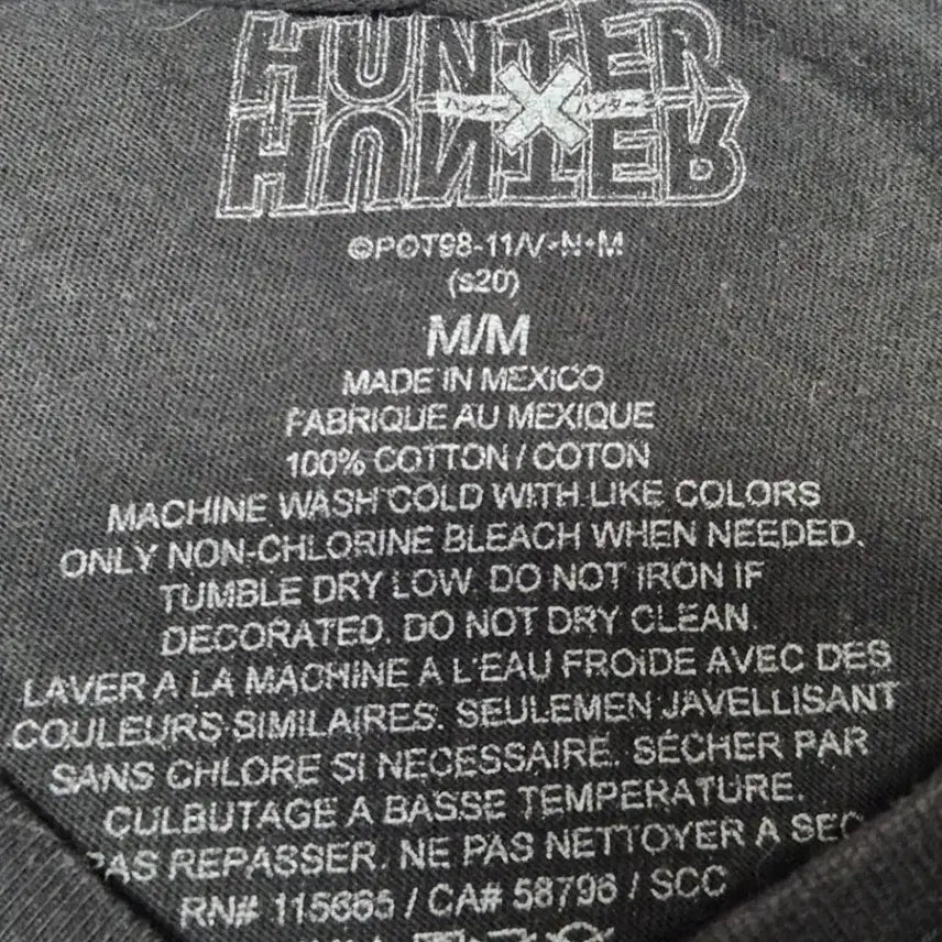 [BUNJANG] Hunter x Hunter Official T-Shirt / [M]헌터x헌터 오피셜 티셔츠 -204