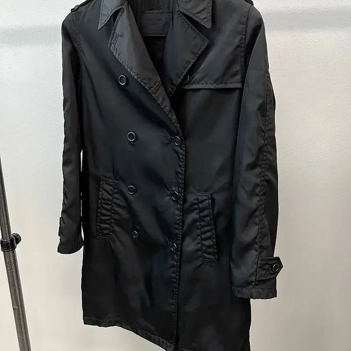 [BUNJANG] Prada Re-Nylon Spring Double Coat / 여) 프라다 리나일론 봄 더블코트