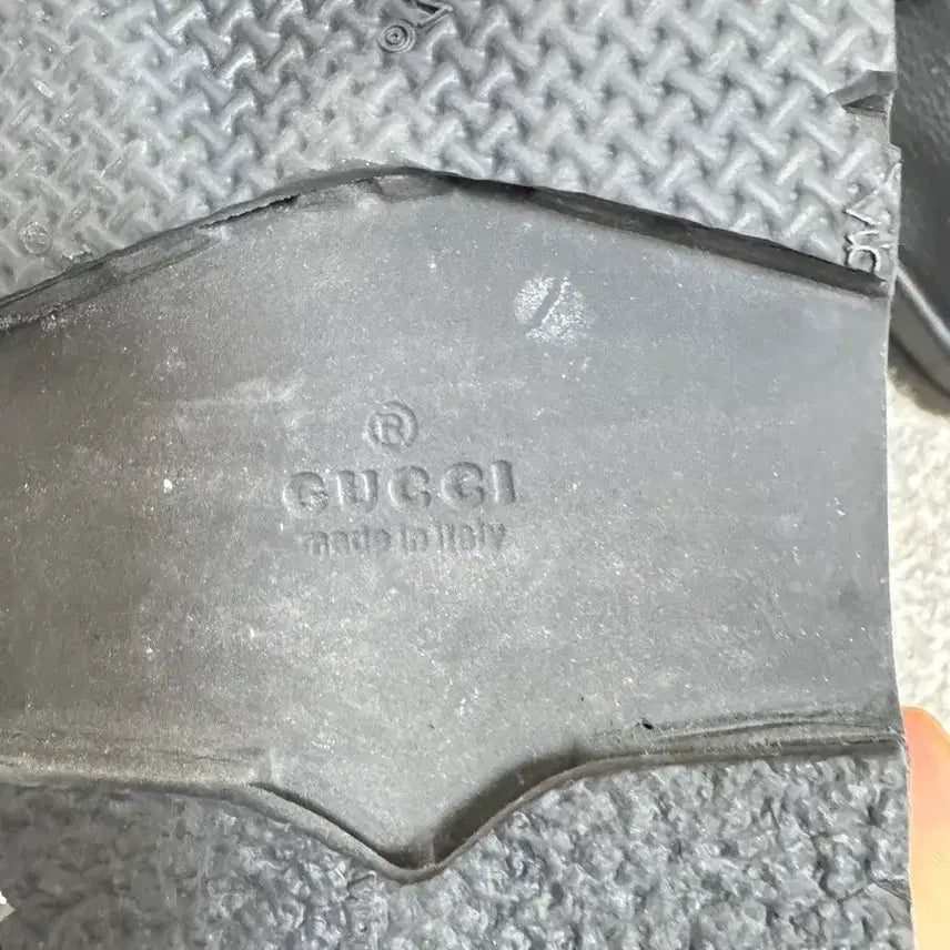 [BUNJANG] Gucci Web Rubber Slide Sandals / 구찌 웹 러버 슬라이드 샌들 275-280