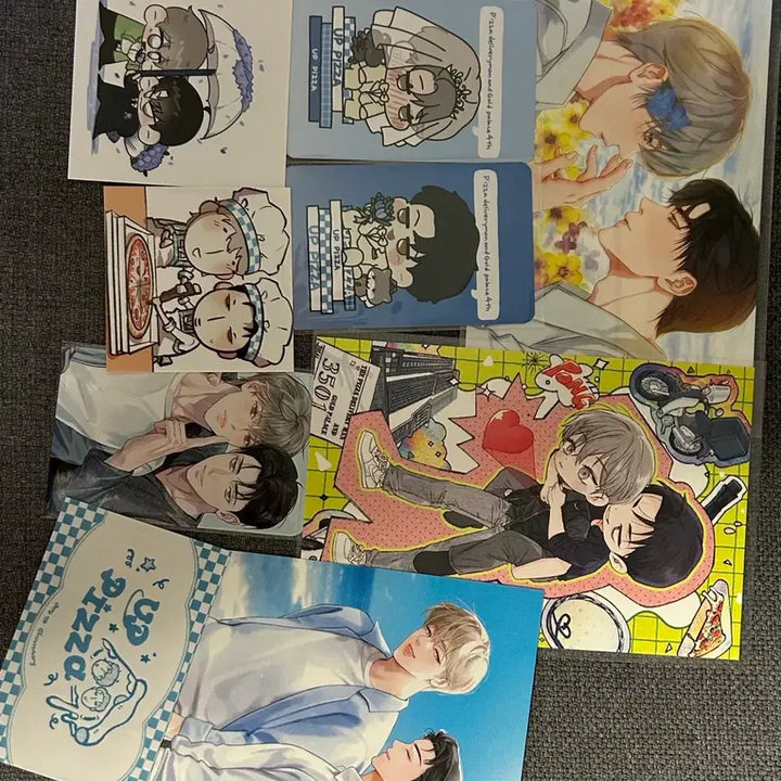 [BUNJANG] Pizza Delivery Guy &amp; Gold Palace Pizza Delivery Guy 4th Anniversary Photocard Bundle Set / 피자배달부와 골드팰리스 피달부 4주년 카페 포카 엽서 일괄