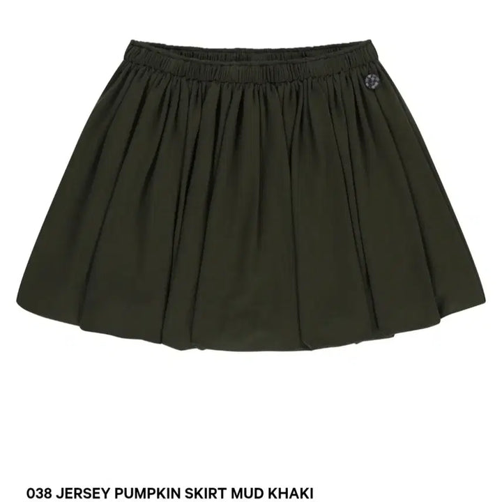 [BUNJANG] Koiseo 038 Jersey Pumpkin Skirt Khaki S / 코이세이오038 저지 펌킨 스커트 카키 s사이즈