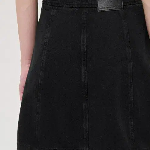 [BUNJANG] System Black Denim Mini Skirt Size 67 / 한섬 시스템  스커트