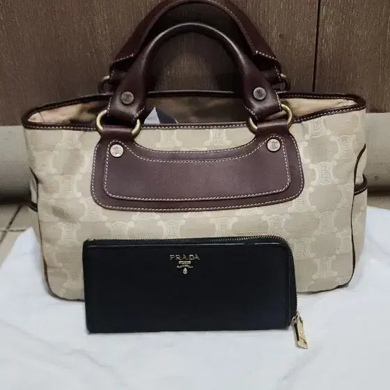 [BUNJANG] Celine Jacquard Tote Bag / 셀린느 자가드 토드백