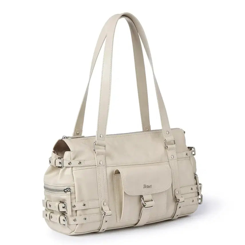 [BUNJANG] Deinet Belted Pocket Shoulder Bag Beige / 다이닛 deinet 벨티드 포켓 숄더백 베이지