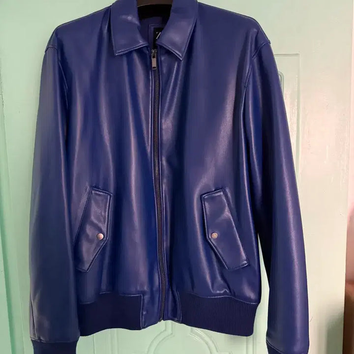 [BUNJANG] Zara Leather Bomber Jacket L / 자라 레더 봄버 자켓 L