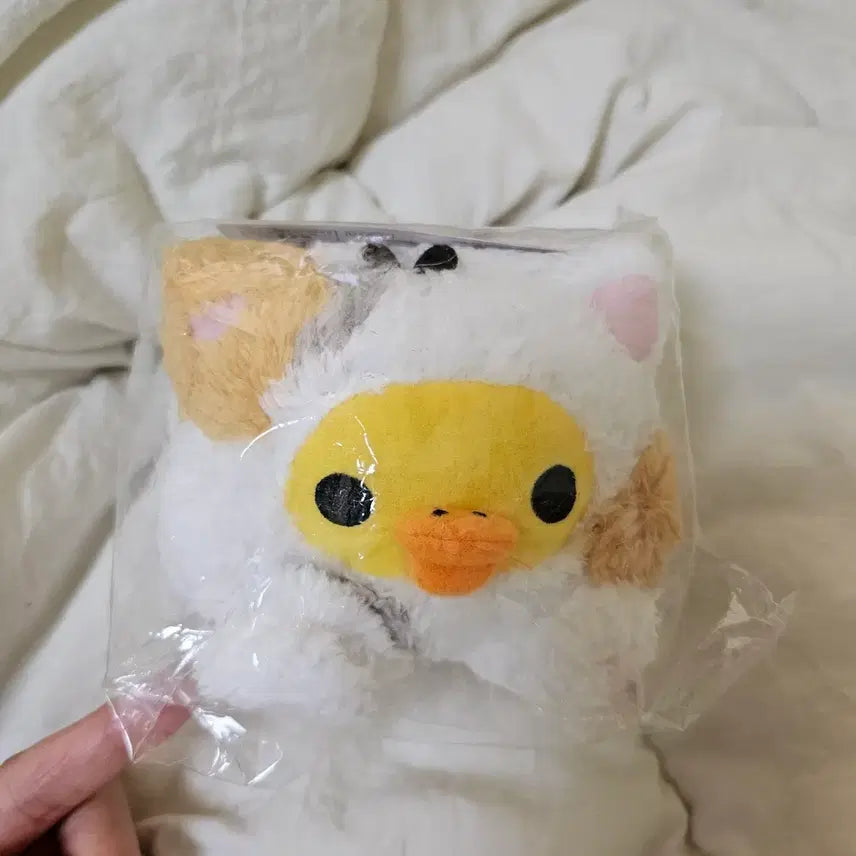 [BUNJANG] San-X Rilakkuma Kiiroitori Cat Plush Doll / 키이로이토리 네코 고양이 봉제인형 리락쿠마