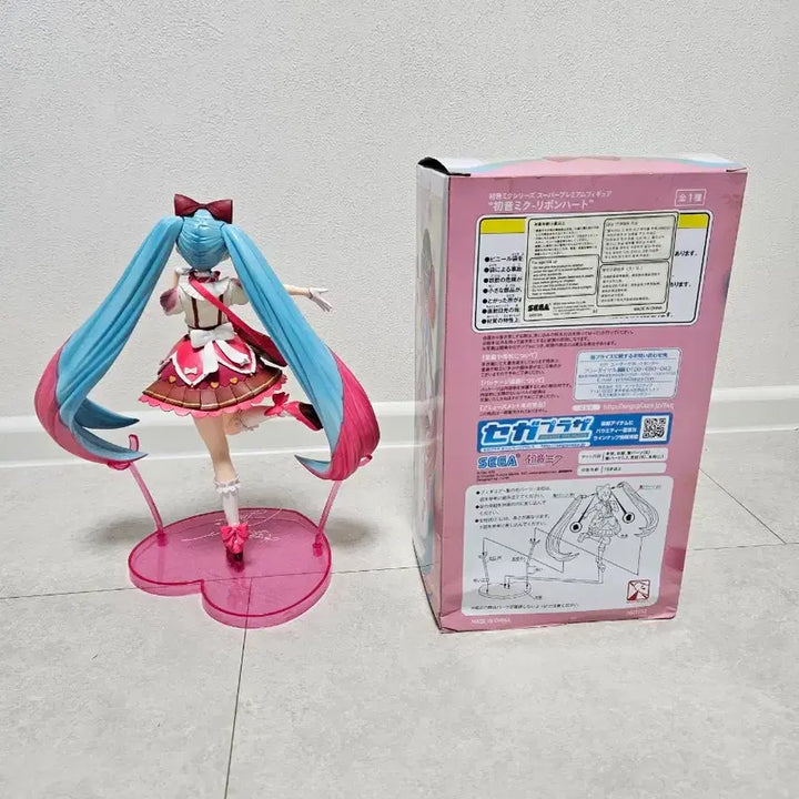 [BUNJANG] Sega Prize Hatsune Miku Ribbon Heart Version Figure / 세가정품 SPM 하츠네미쿠 리본하트 버전 피규어 판매합니다