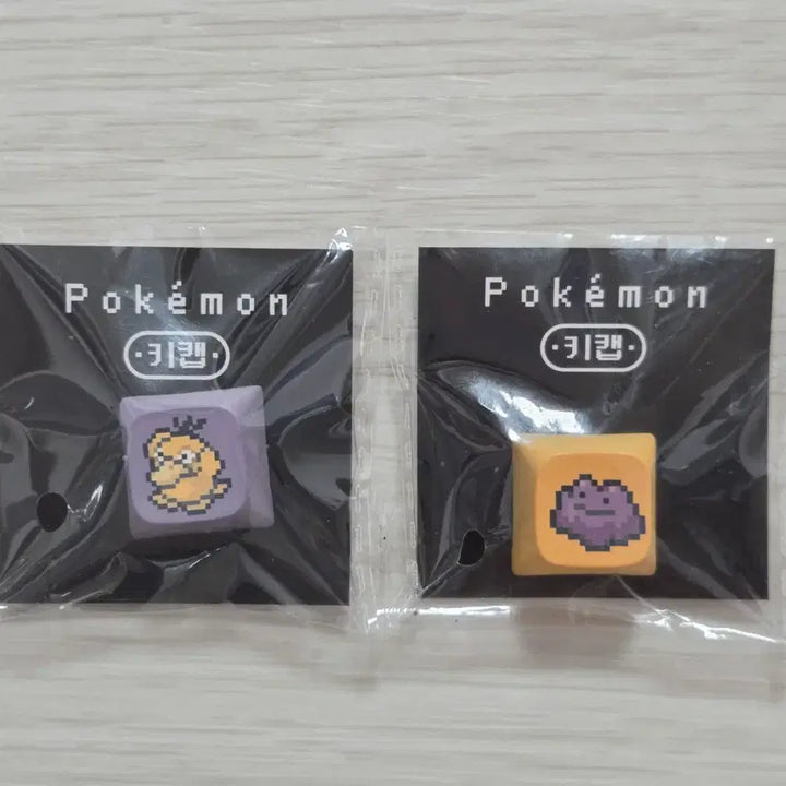 [BUNJANG] Pokemon Metamon &amp; Psyduck Keycaps Set / cu 포켓몬 키캡 아크릴 메타몽 고라파덕 피카츄 이브이 꼬부기 뮤 나옹