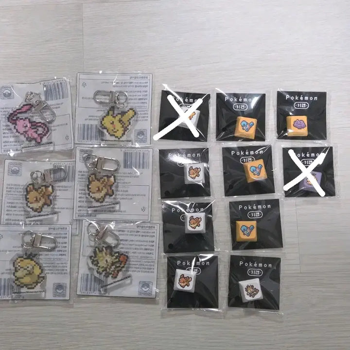 [BUNJANG] Pokemon Metamon &amp; Psyduck Keycaps Set / cu 포켓몬 키캡 아크릴 메타몽 고라파덕 피카츄 이브이 꼬부기 뮤 나옹