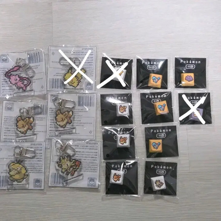 [BUNJANG] Pokemon Metamon &amp; Psyduck Keycaps Set / cu 포켓몬 키캡 아크릴 메타몽 고라파덕 피카츄 이브이 꼬부기 뮤 나옹