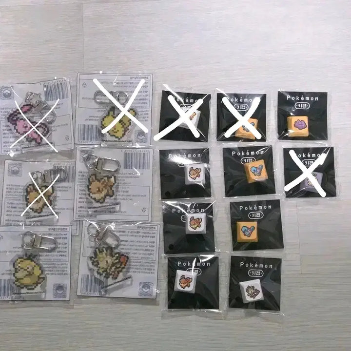 [BUNJANG] Pokemon Metamon &amp; Psyduck Keycaps Set / cu 포켓몬 키캡 아크릴 메타몽 고라파덕 피카츄 이브이 꼬부기 뮤 나옹