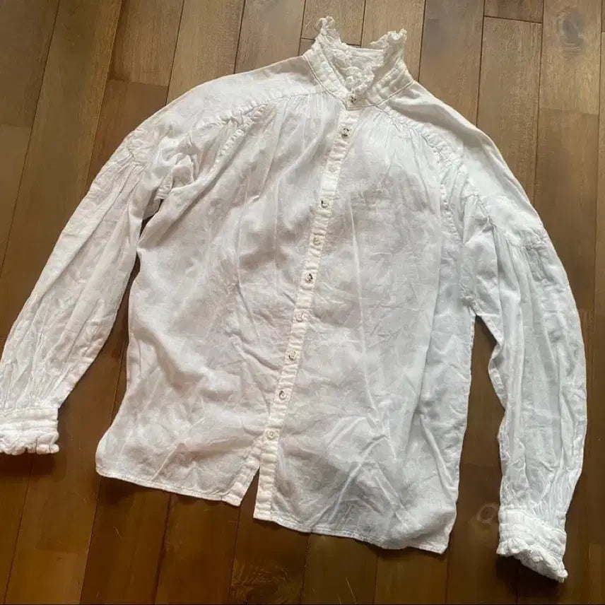[BUNJANG] Capital Frill Shirt / 캐피탈 프릴셔츠