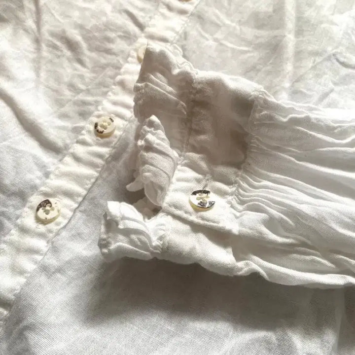 [BUNJANG] Capital Frill Shirt / 캐피탈 프릴셔츠