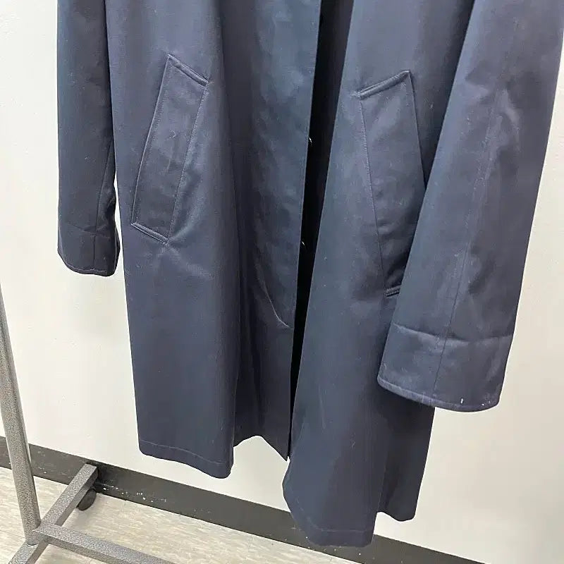 [BUNJANG] Burberry Navy Gabardine Cotton Trench Coat / 여) 버버리 네이비 개버딘코트