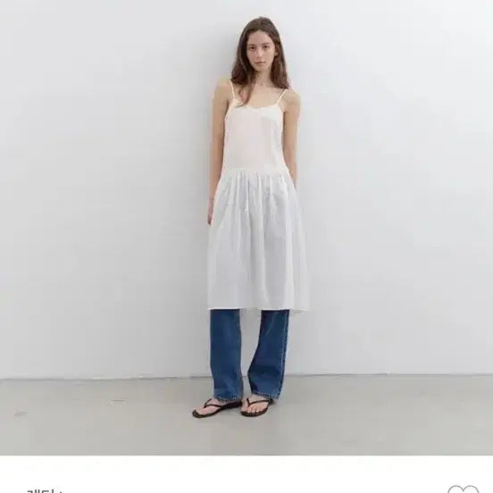 [BUNJANG] Letter Sunday Layered Dress / 레터 Sunday layered dress 레이어드 원피스